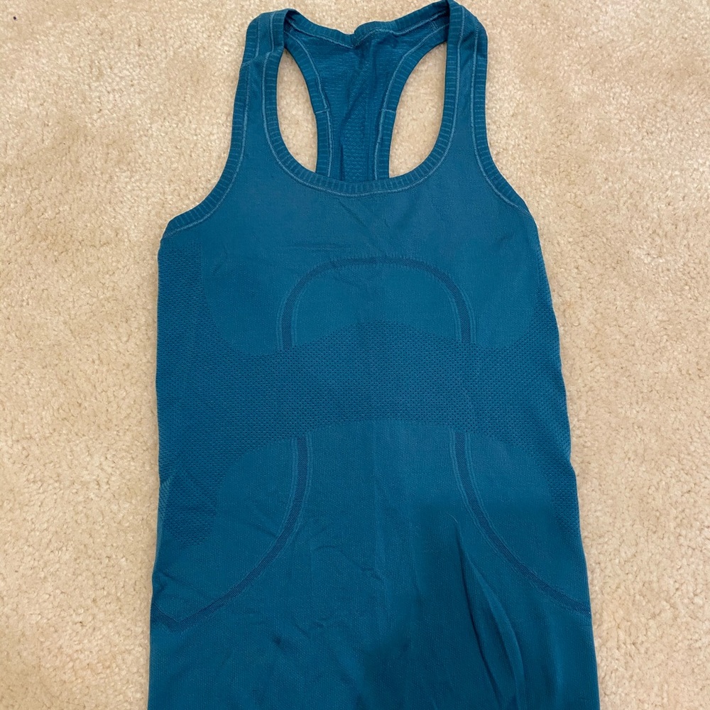 Swiftly Tech Racerback Blue Tank top
